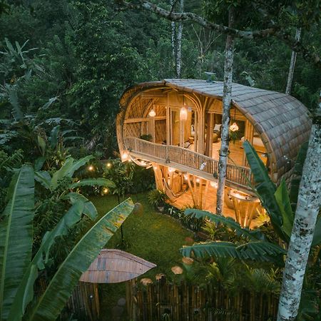 Alamvaya Bali Bamboo House Villa Sidemen  Exteriör bild