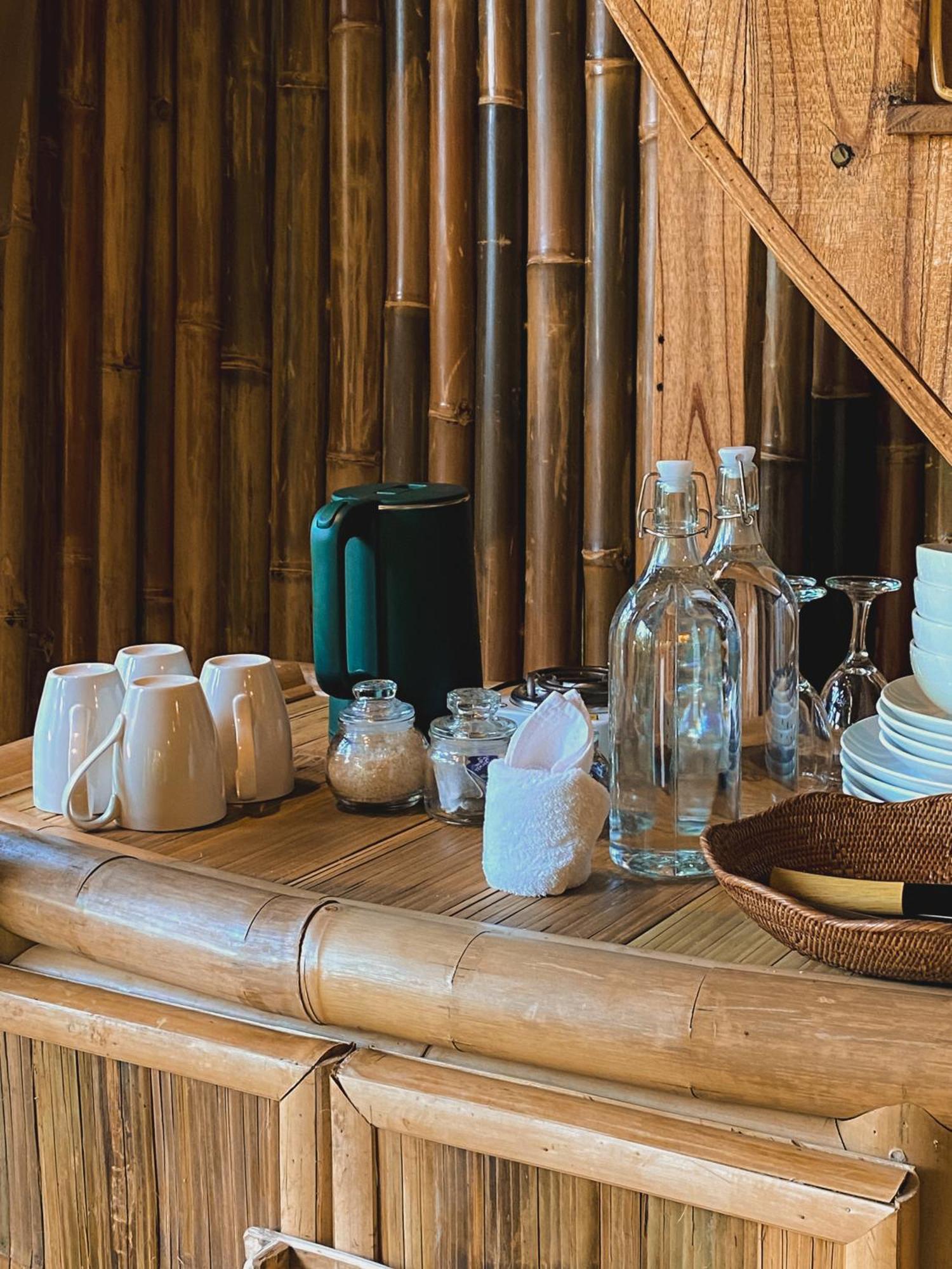 Alamvaya Bali Bamboo House Villa Sidemen  Exteriör bild