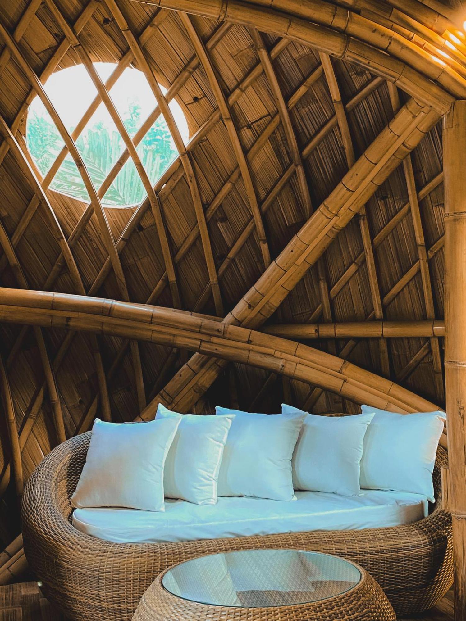 Alamvaya Bali Bamboo House Villa Sidemen  Exteriör bild