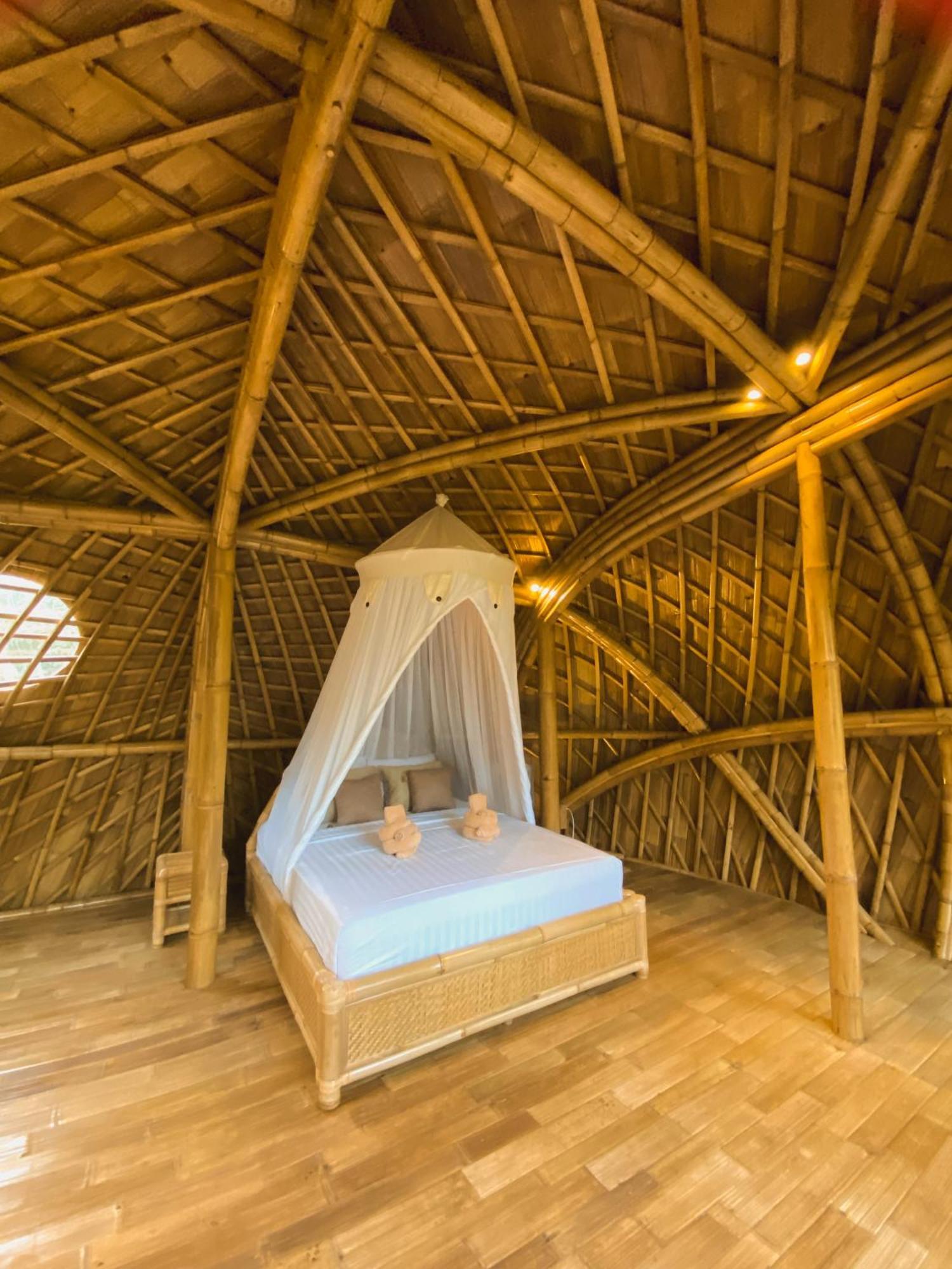 Alamvaya Bali Bamboo House Villa Sidemen  Exteriör bild