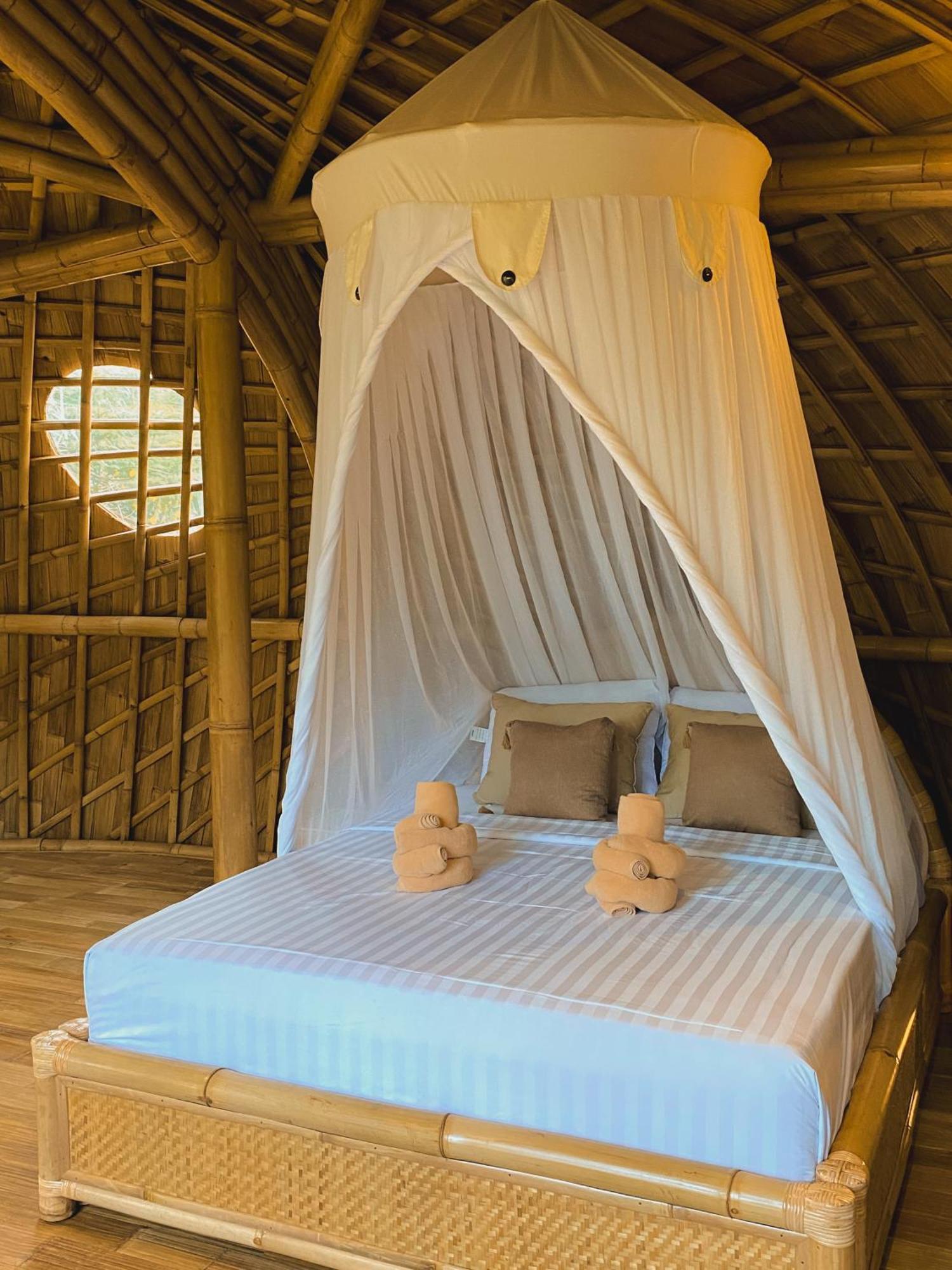 Alamvaya Bali Bamboo House Villa Sidemen  Exteriör bild