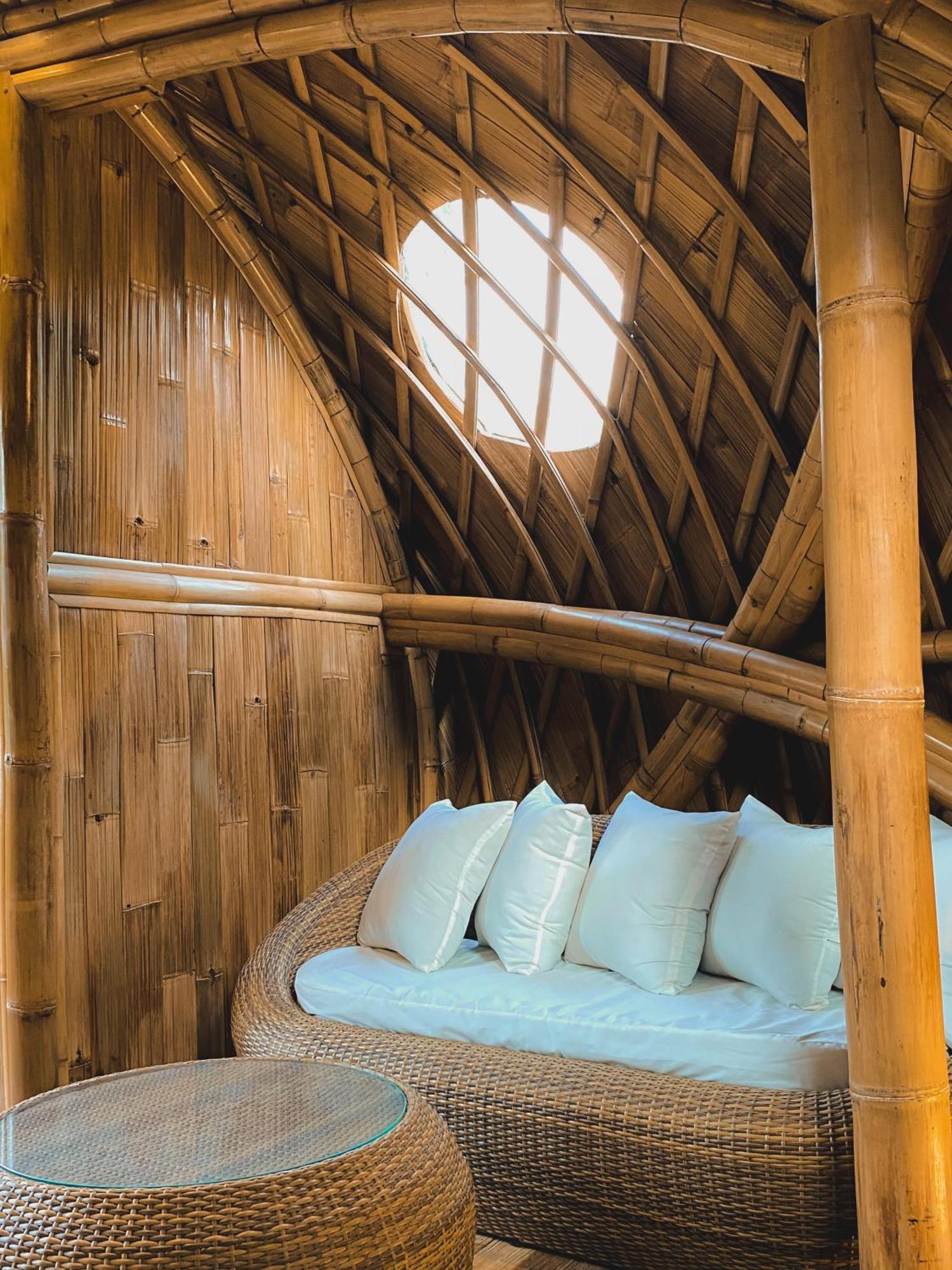 Alamvaya Bali Bamboo House Villa Sidemen  Exteriör bild