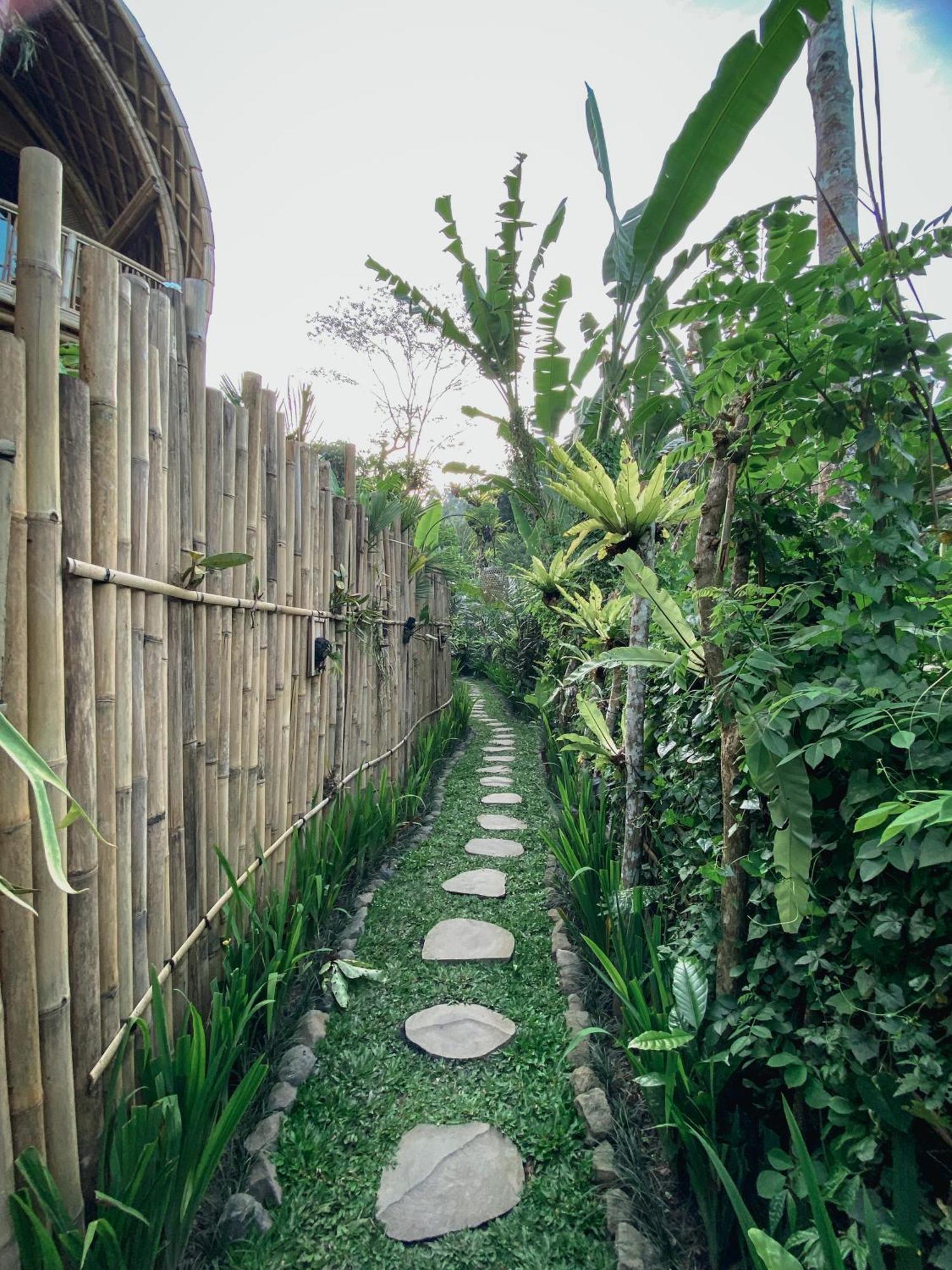 Alamvaya Bali Bamboo House Villa Sidemen  Exteriör bild