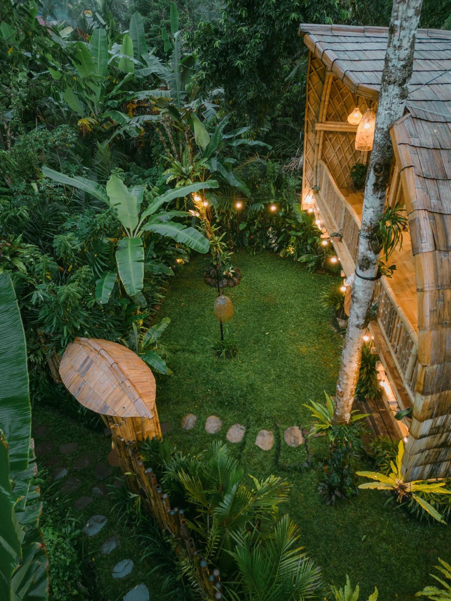 Alamvaya Bali Bamboo House Villa Sidemen  Exteriör bild