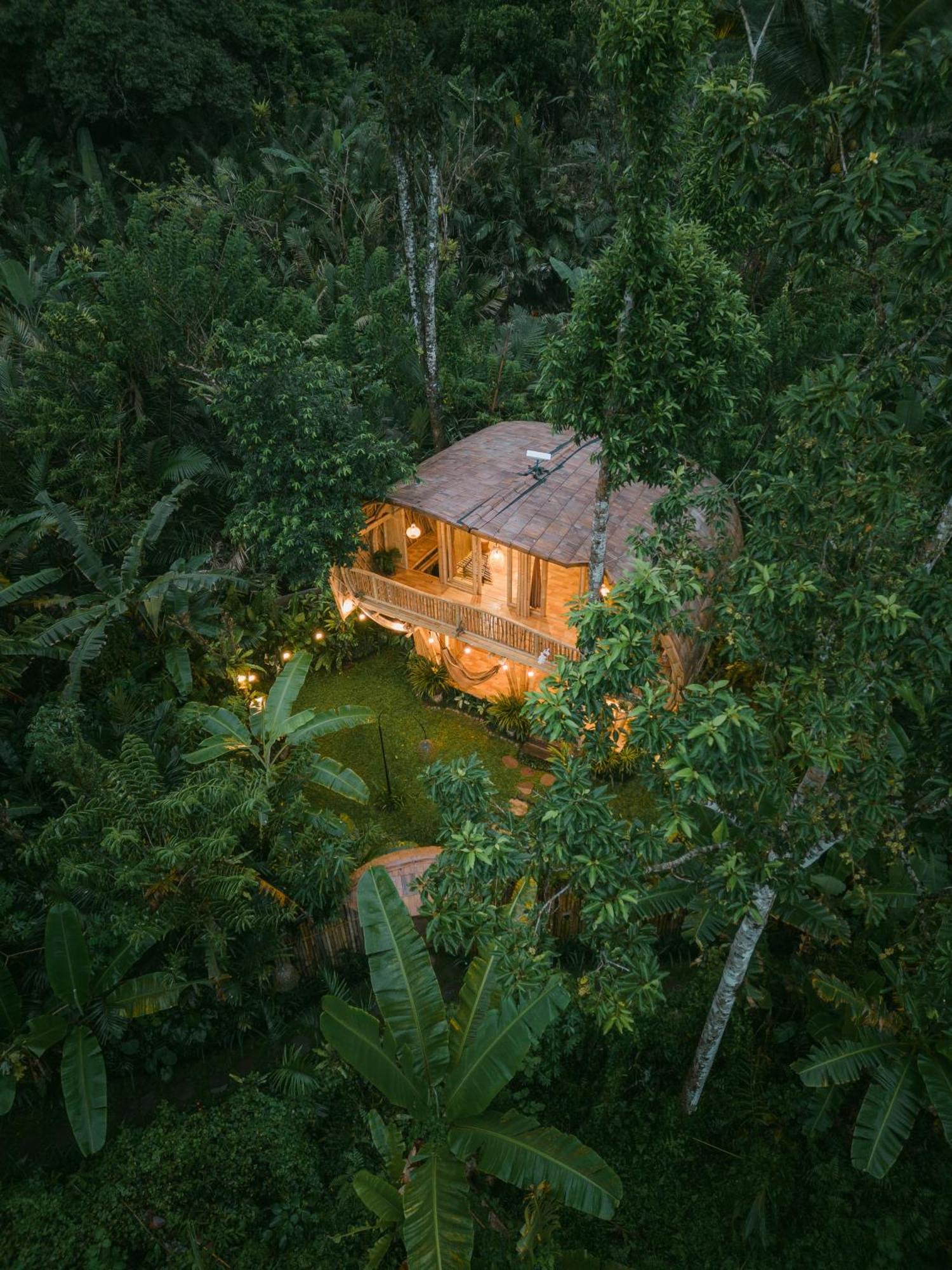 Alamvaya Bali Bamboo House Villa Sidemen  Exteriör bild