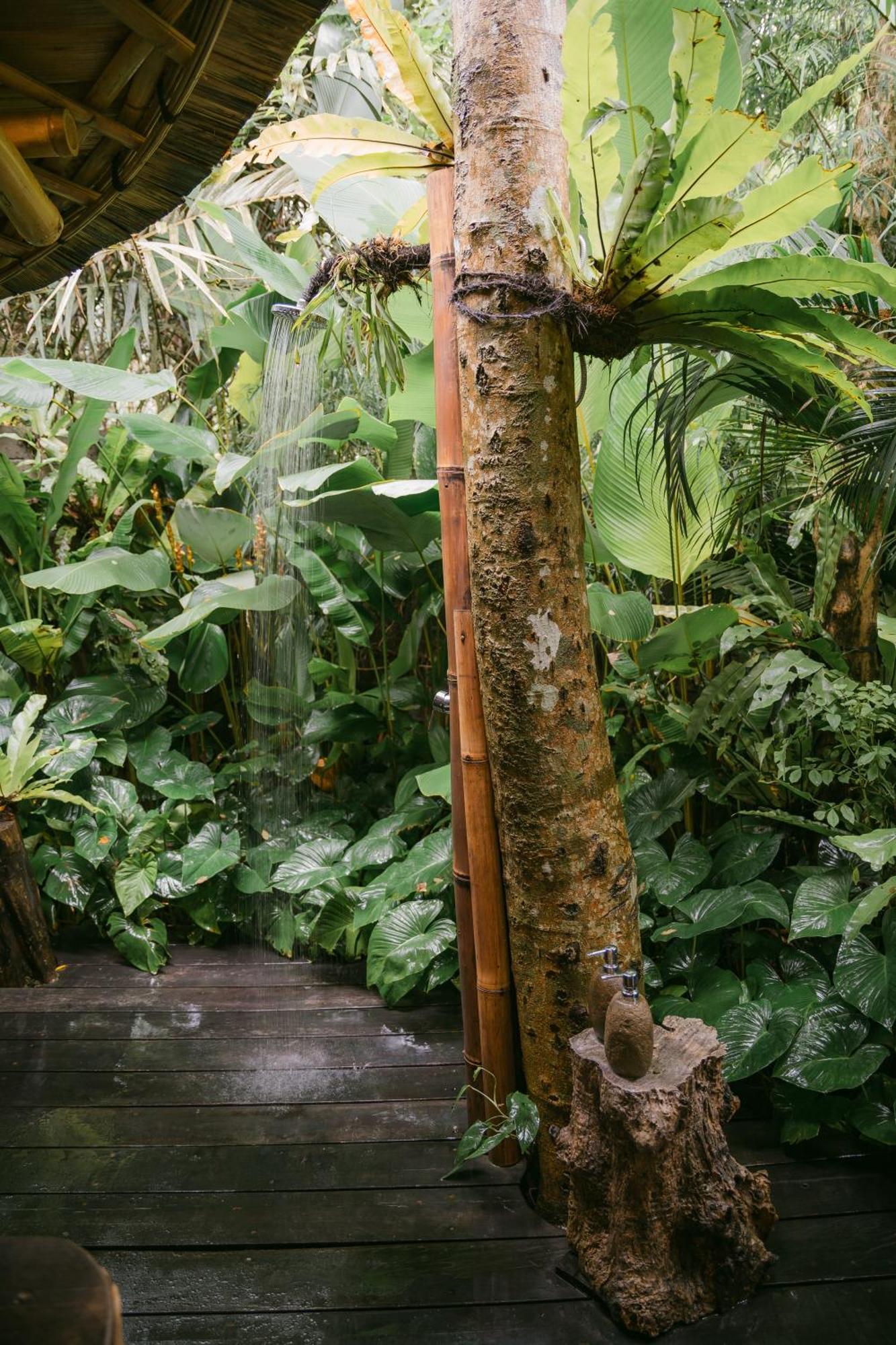 Alamvaya Bali Bamboo House Villa Sidemen  Exteriör bild
