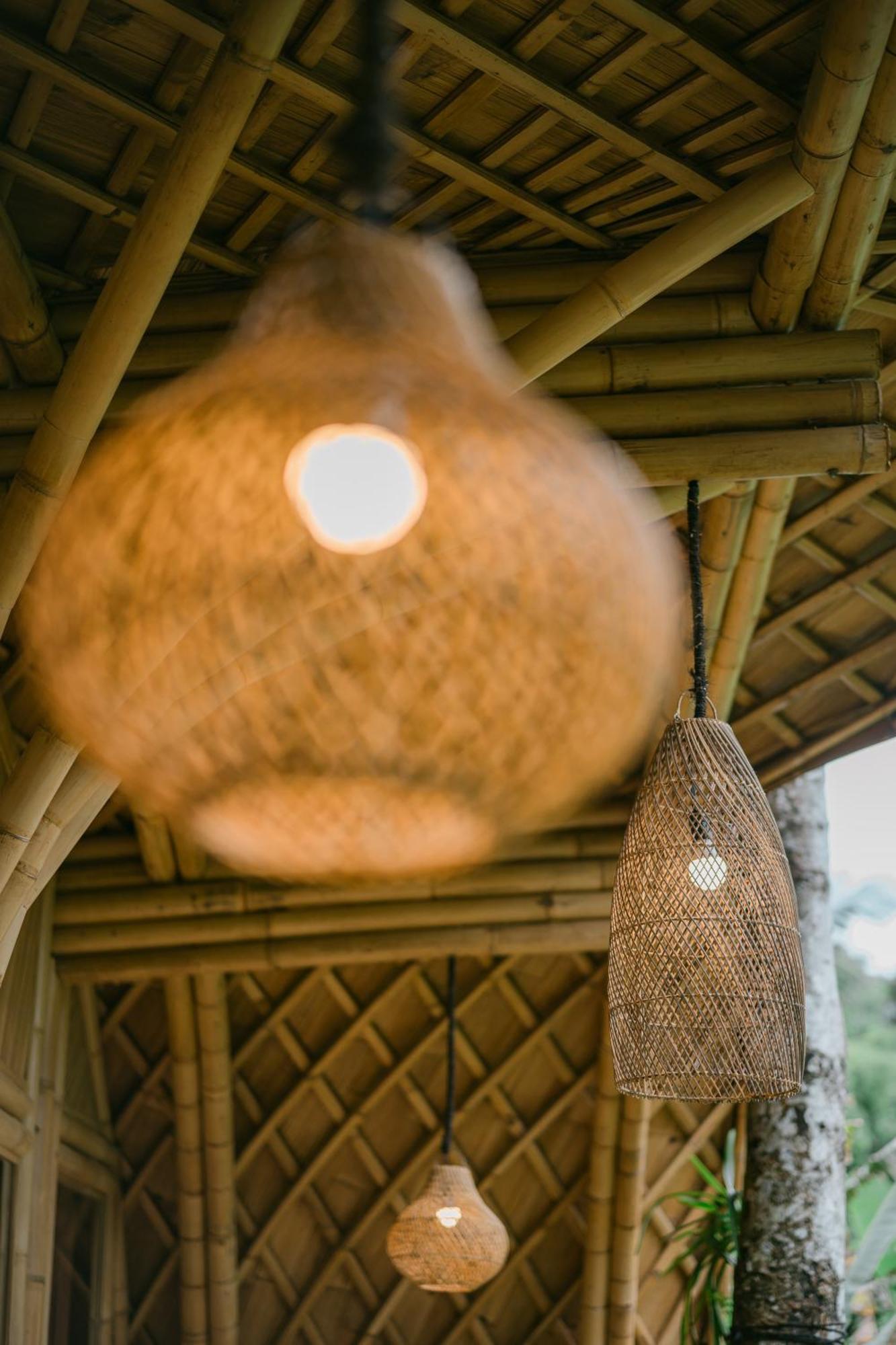 Alamvaya Bali Bamboo House Villa Sidemen  Exteriör bild