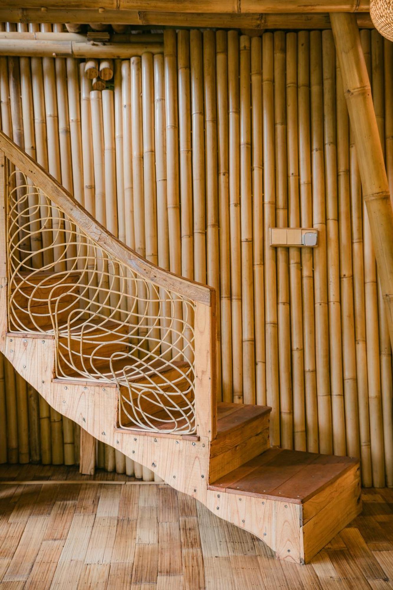 Alamvaya Bali Bamboo House Villa Sidemen  Exteriör bild