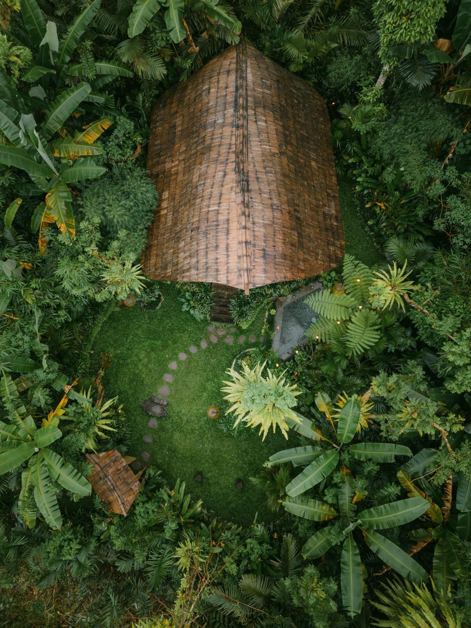 Alamvaya Bali Bamboo House Villa Sidemen  Exteriör bild